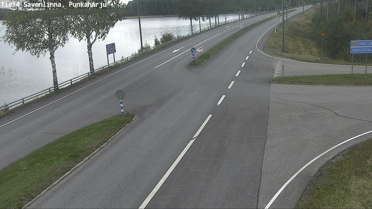 Weather Camera Image Väg 14 Savonlinna, Punkaharju, Savonlinna, Etelä-Savo