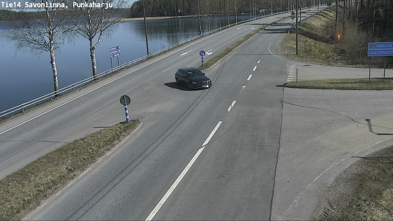 Weather Camera Image Väg 14 Savonlinna, Punkaharju, Savonlinna, Etelä-Savo