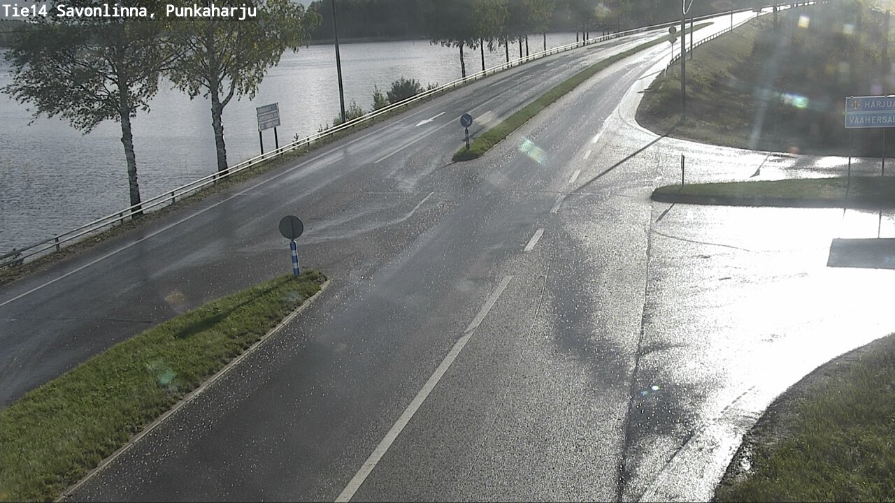 Weather Camera Image Väg 14 Savonlinna, Punkaharju, Savonlinna, Etelä-Savo