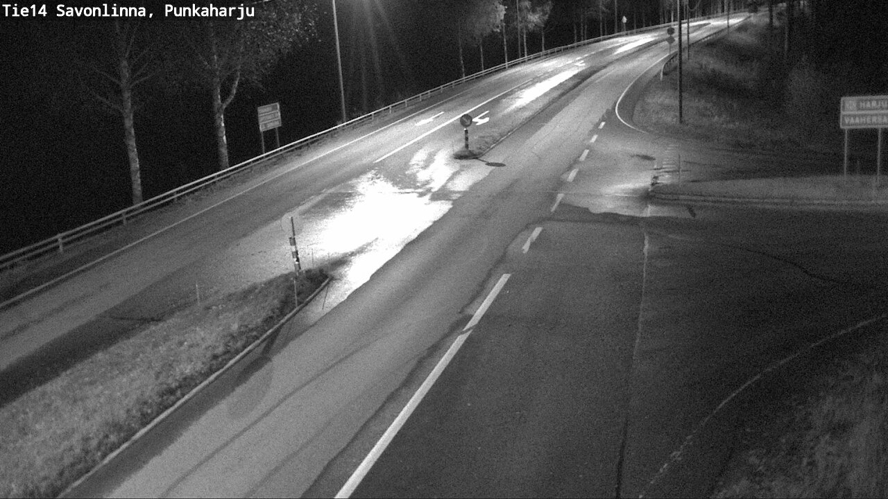 Weather Camera Image Road 14 Savonlinna, Punkaharju, Savonlinna, Etelä-Savo