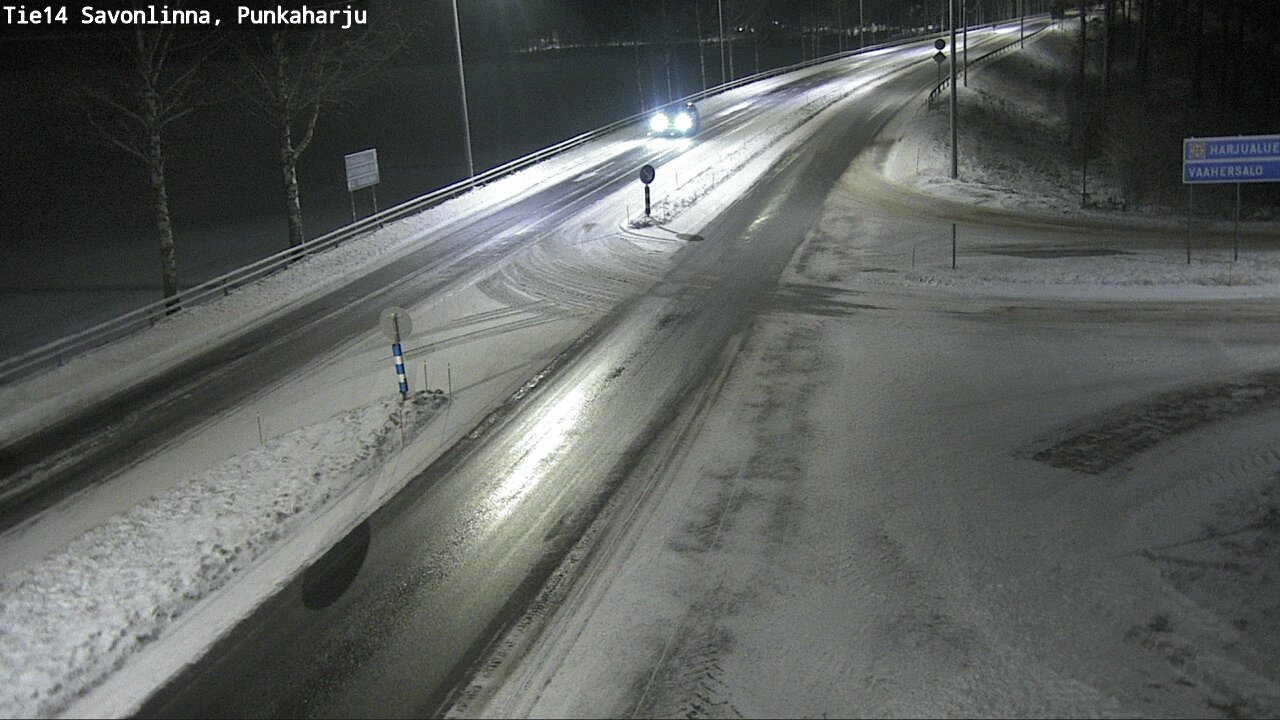 Weather Camera Image Väg 14 Savonlinna, Punkaharju, Savonlinna, Etelä-Savo