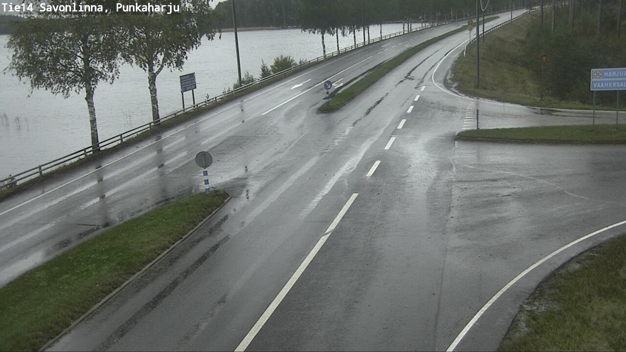 Weather Camera Image Väg 14 Savonlinna, Punkaharju, Savonlinna, Etelä-Savo