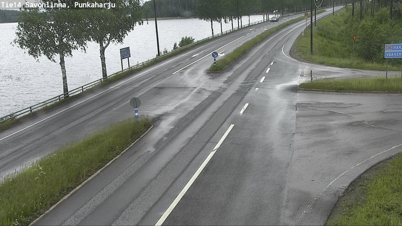 Weather Camera Image Väg 14 Savonlinna, Punkaharju, Savonlinna, Etelä-Savo