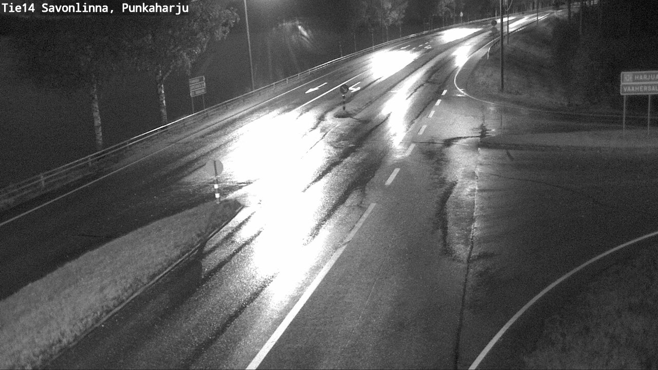 Weather Camera Image Väg 14 Savonlinna, Punkaharju, Savonlinna, Etelä-Savo