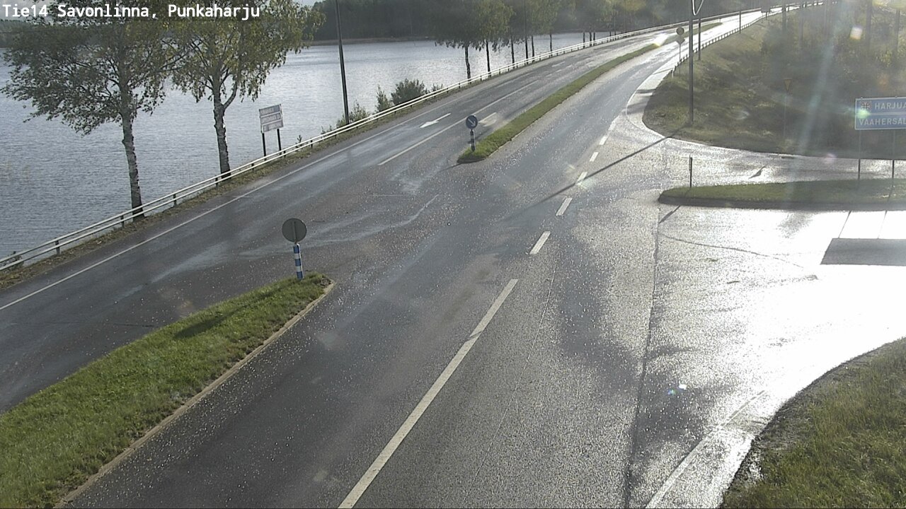 Weather Camera Image Väg 14 Savonlinna, Punkaharju, Savonlinna, Etelä-Savo