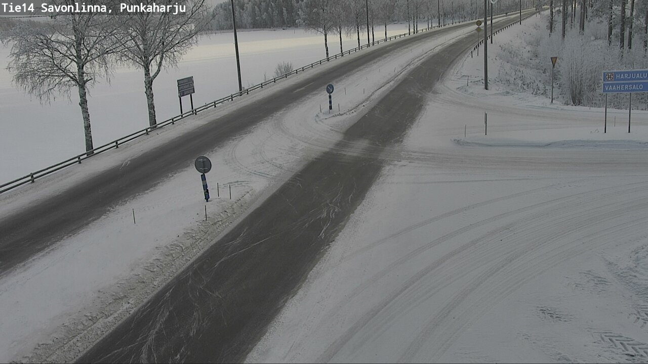 Weather Camera Image Road 14 Savonlinna, Punkaharju, Savonlinna, Etelä-Savo