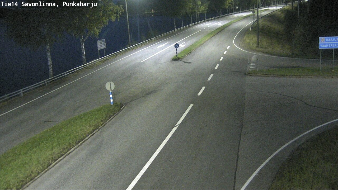 Weather Camera Image Väg 14 Savonlinna, Punkaharju, Savonlinna, Etelä-Savo