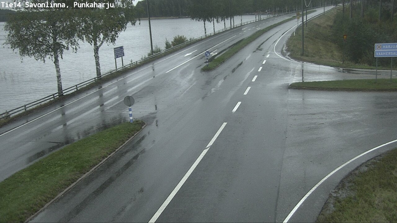 Weather Camera Image Väg 14 Savonlinna, Punkaharju, Savonlinna, Etelä-Savo