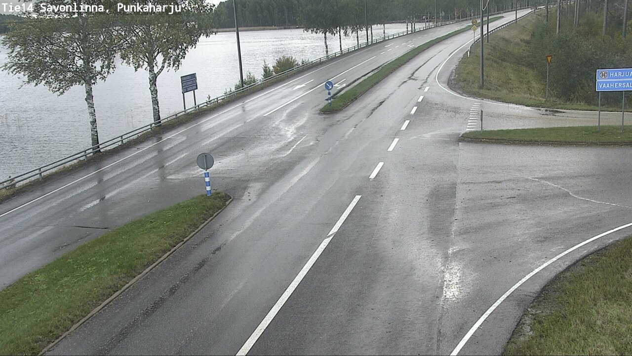 Weather Camera Image Väg 14 Savonlinna, Punkaharju, Savonlinna, Etelä-Savo