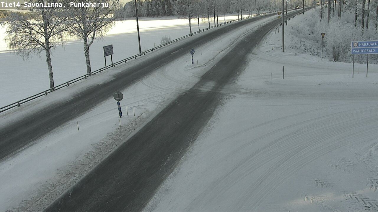 Weather Camera Image Road 14 Savonlinna, Punkaharju, Savonlinna, Etelä-Savo