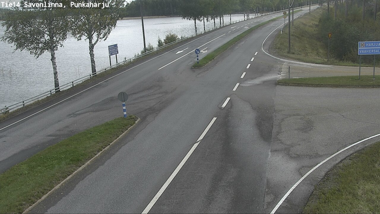 Weather Camera Image Väg 14 Savonlinna, Punkaharju, Savonlinna, Etelä-Savo
