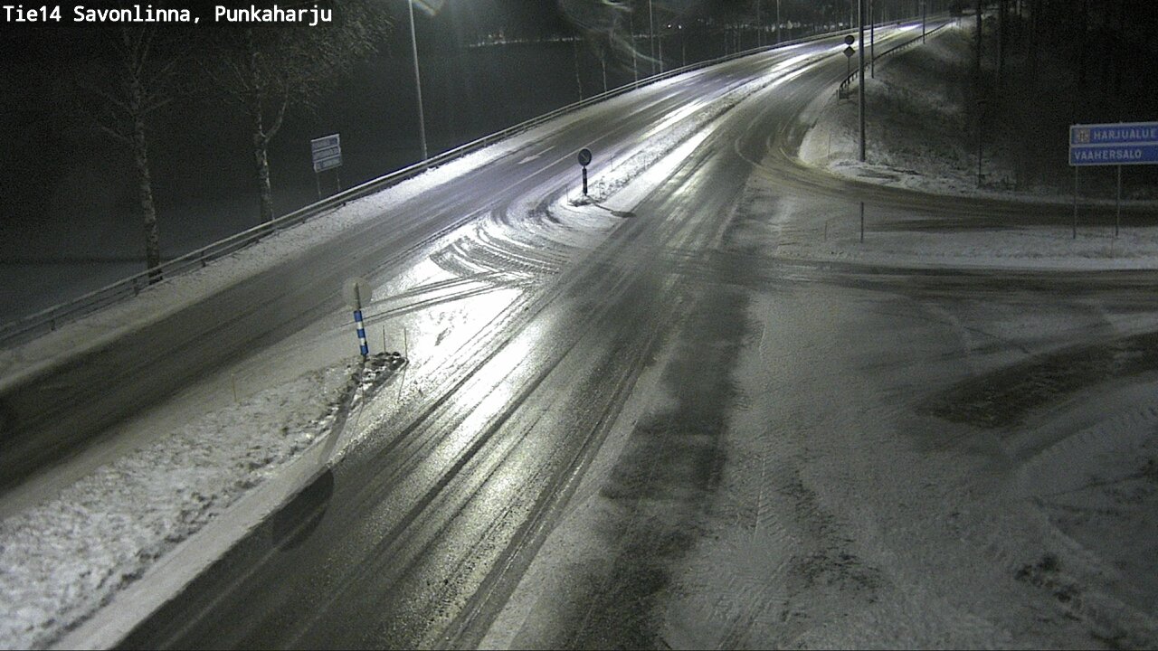 Weather Camera Image Väg 14 Savonlinna, Punkaharju, Savonlinna, Etelä-Savo