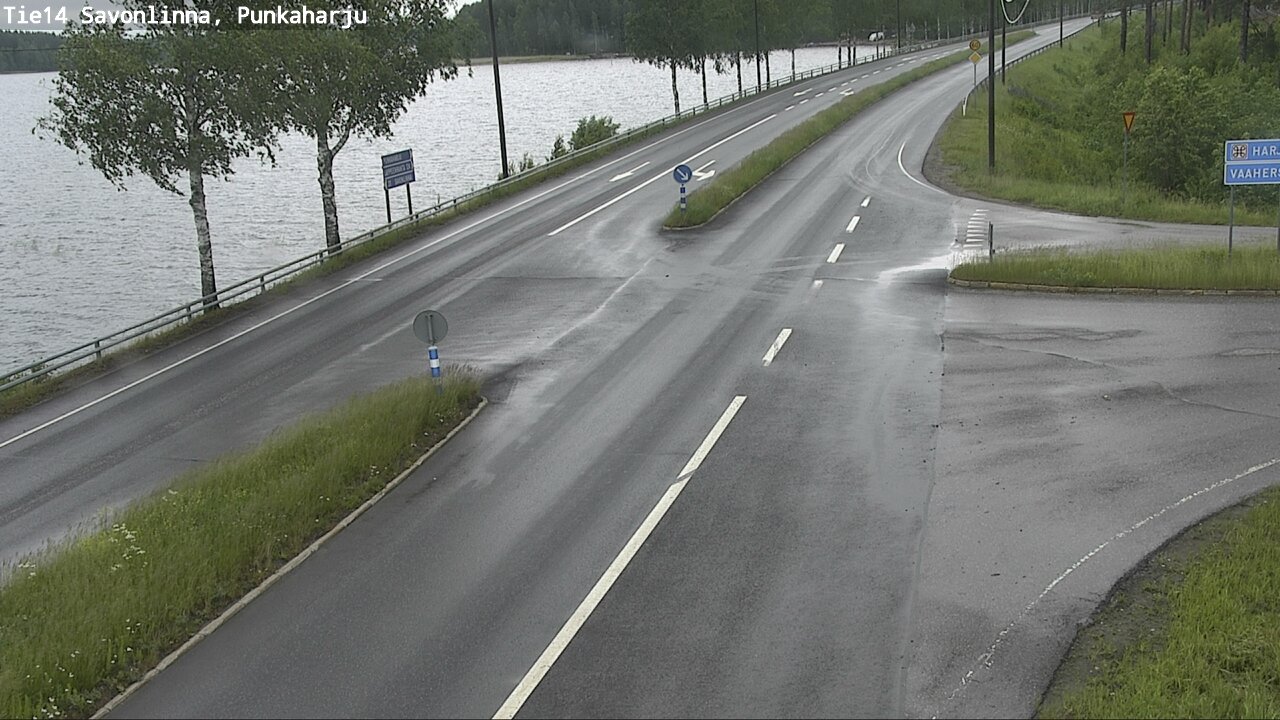 Weather Camera Image Väg 14 Savonlinna, Punkaharju, Savonlinna, Etelä-Savo