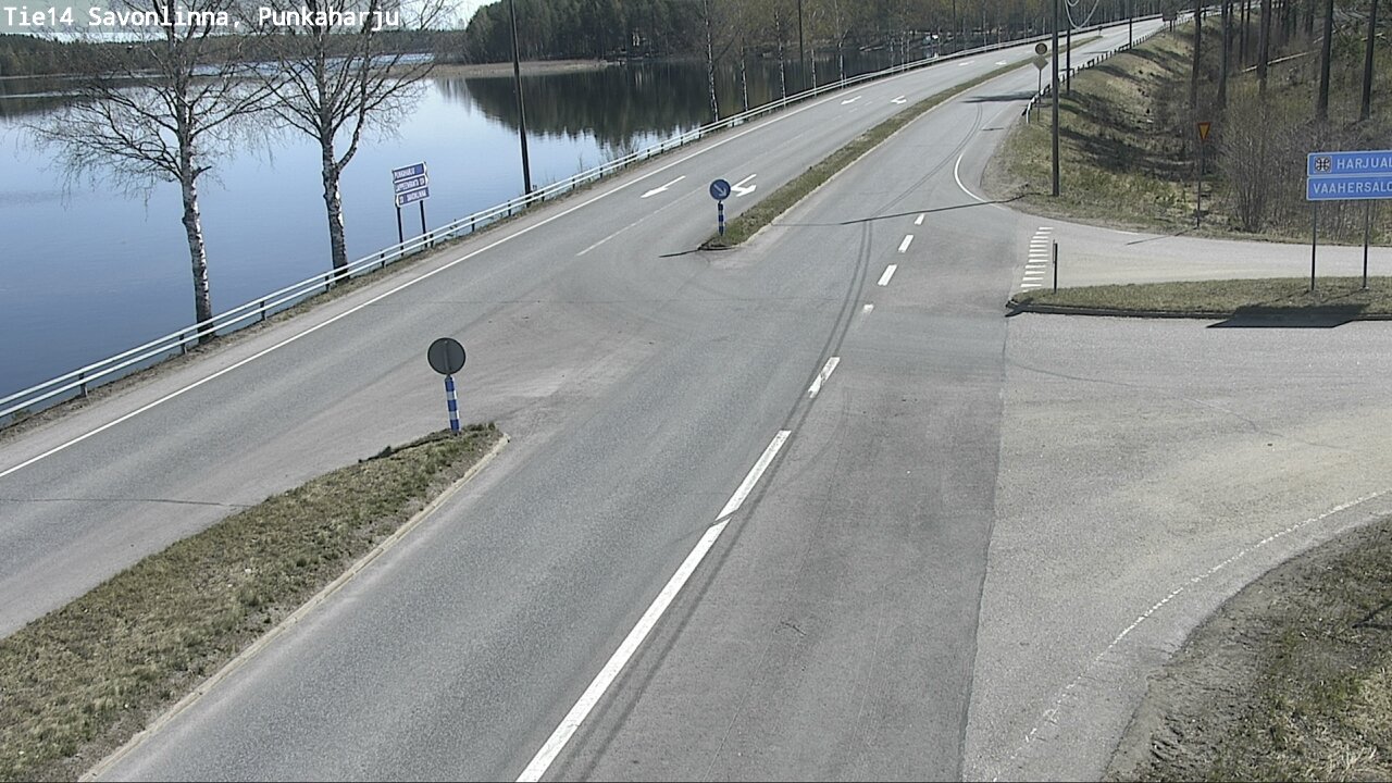 Weather Camera Image Väg 14 Savonlinna, Punkaharju, Savonlinna, Etelä-Savo