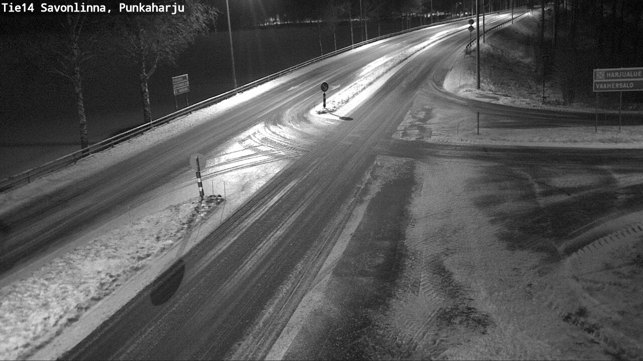 Weather Camera Image Väg 14 Savonlinna, Punkaharju, Savonlinna, Etelä-Savo