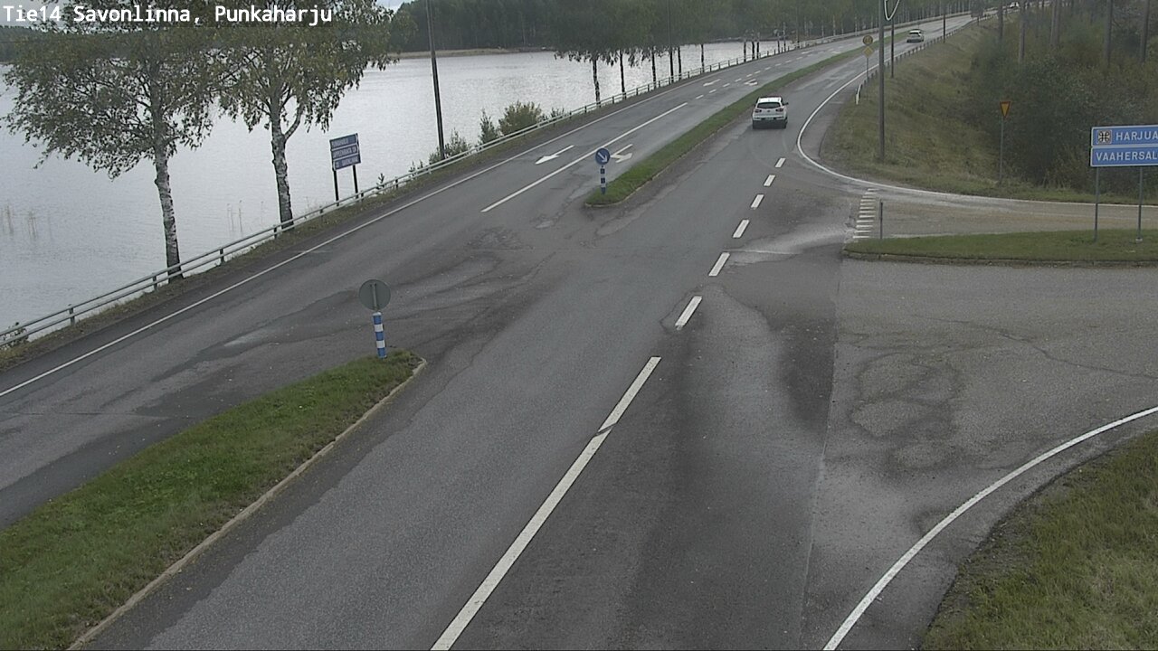 Weather Camera Image Väg 14 Savonlinna, Punkaharju, Savonlinna, Etelä-Savo