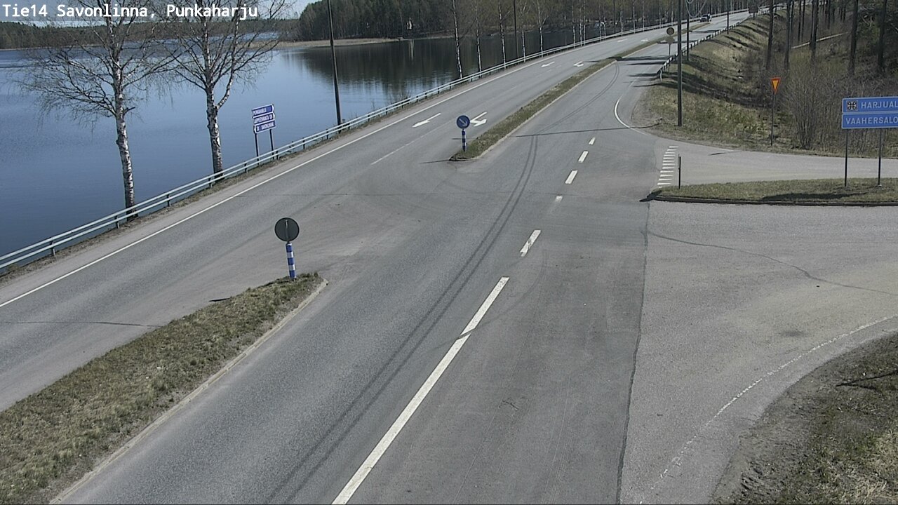 Weather Camera Image Väg 14 Savonlinna, Punkaharju, Savonlinna, Etelä-Savo