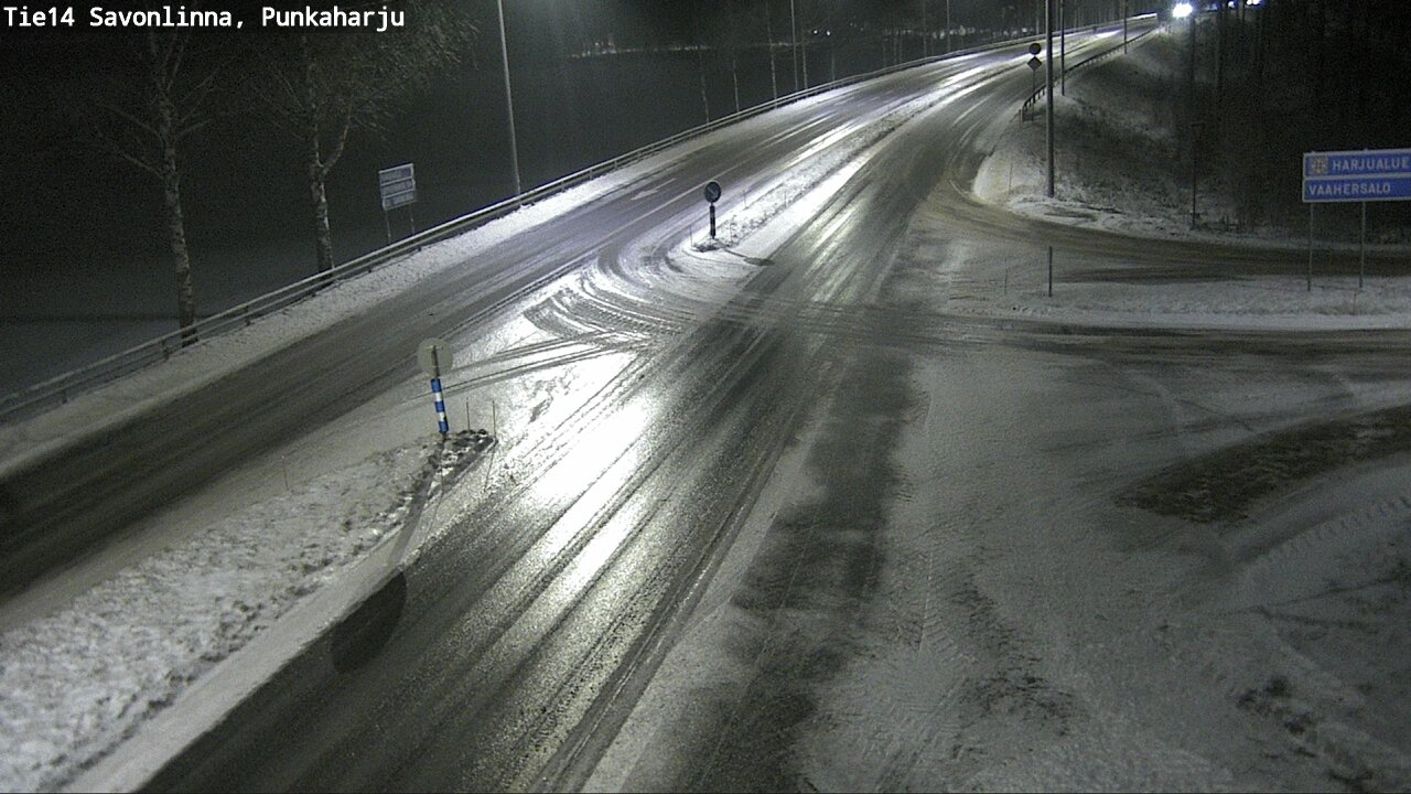Weather Camera Image Väg 14 Savonlinna, Punkaharju, Savonlinna, Etelä-Savo
