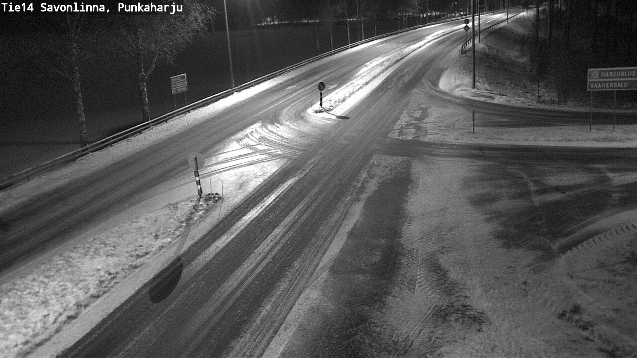 Weather Camera Image Väg 14 Savonlinna, Punkaharju, Savonlinna, Etelä-Savo