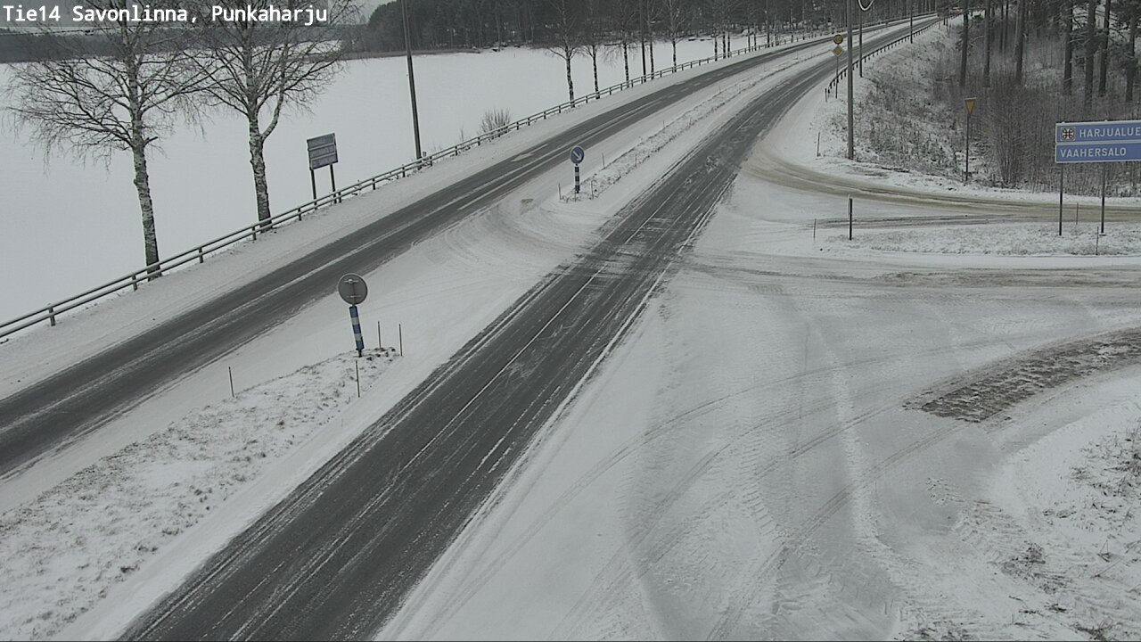 Weather Camera Image Väg 14 Savonlinna, Punkaharju, Savonlinna, Etelä-Savo