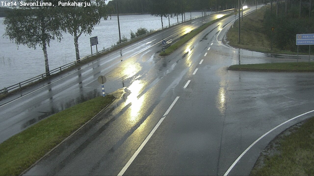 Weather Camera Image Väg 14 Savonlinna, Punkaharju, Savonlinna, Etelä-Savo