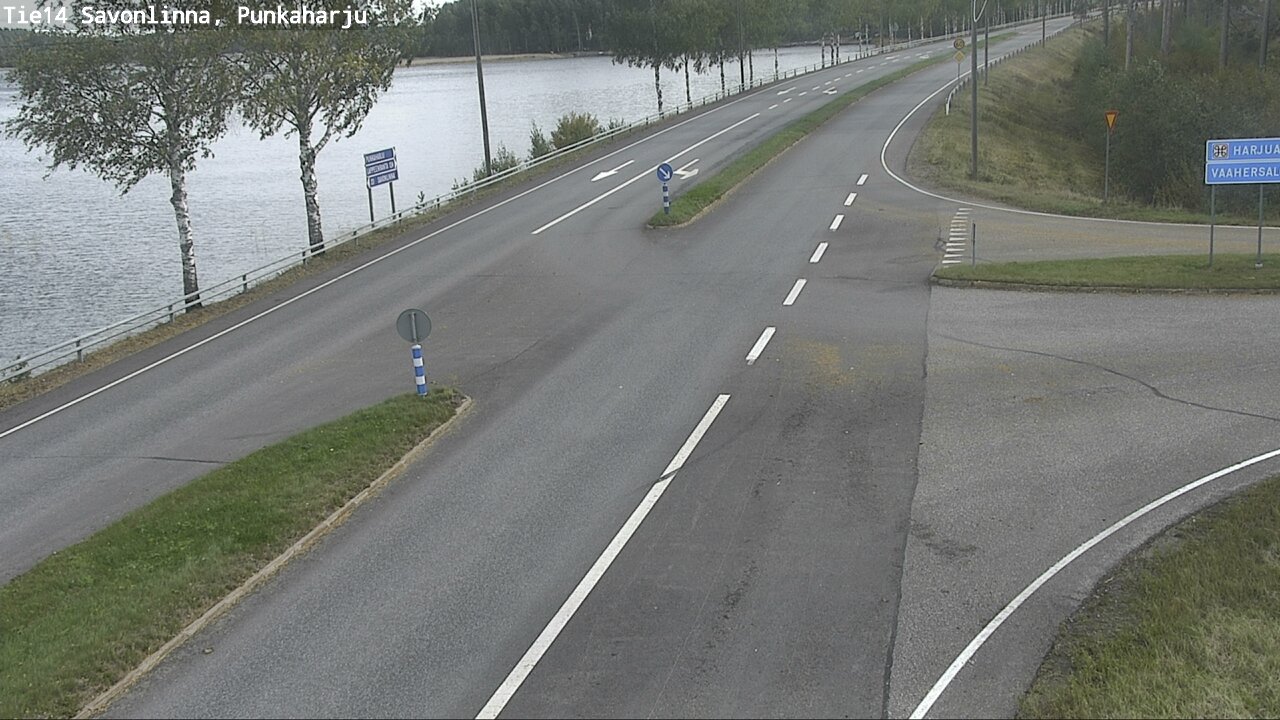 Weather Camera Image Väg 14 Savonlinna, Punkaharju, Savonlinna, Etelä-Savo