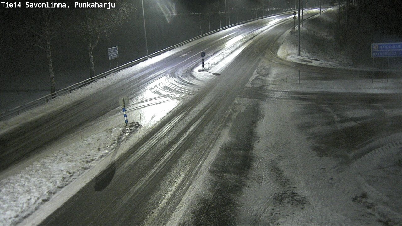 Weather Camera Image Väg 14 Savonlinna, Punkaharju, Savonlinna, Etelä-Savo