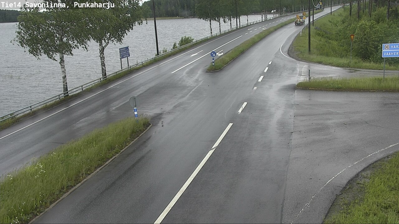 Weather Camera Image Väg 14 Savonlinna, Punkaharju, Savonlinna, Etelä-Savo