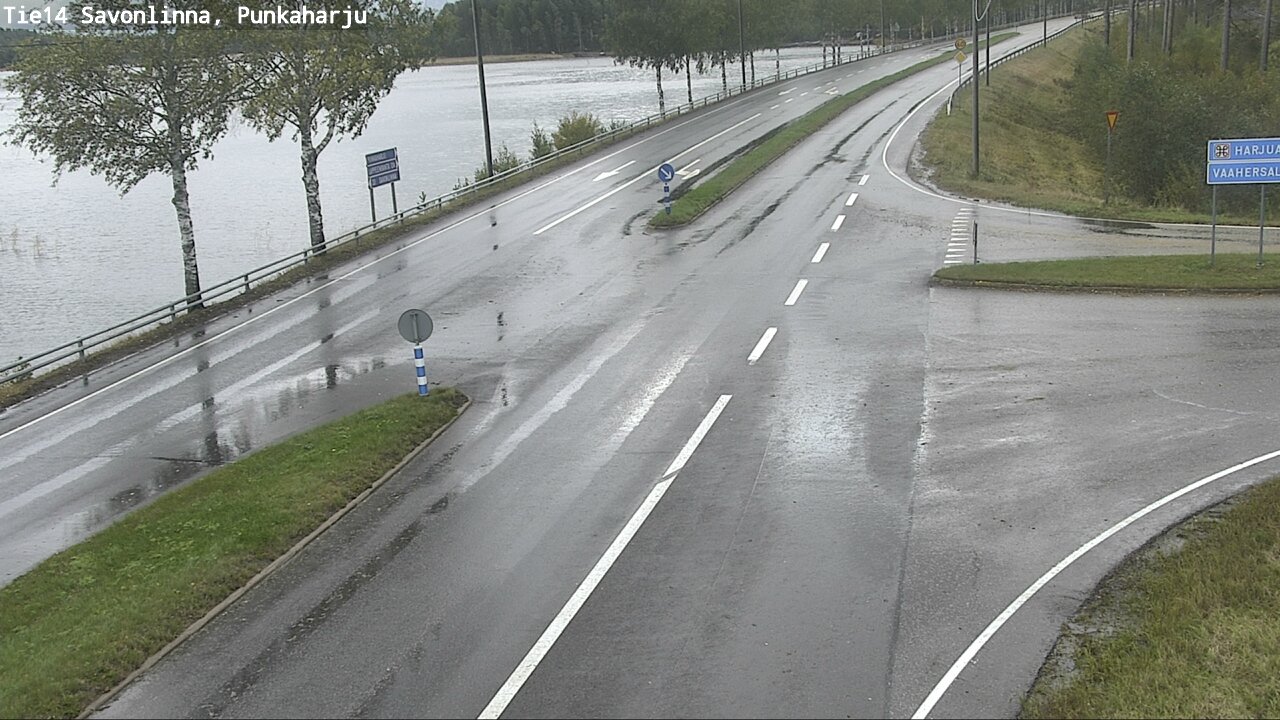 Weather Camera Image Väg 14 Savonlinna, Punkaharju, Savonlinna, Etelä-Savo