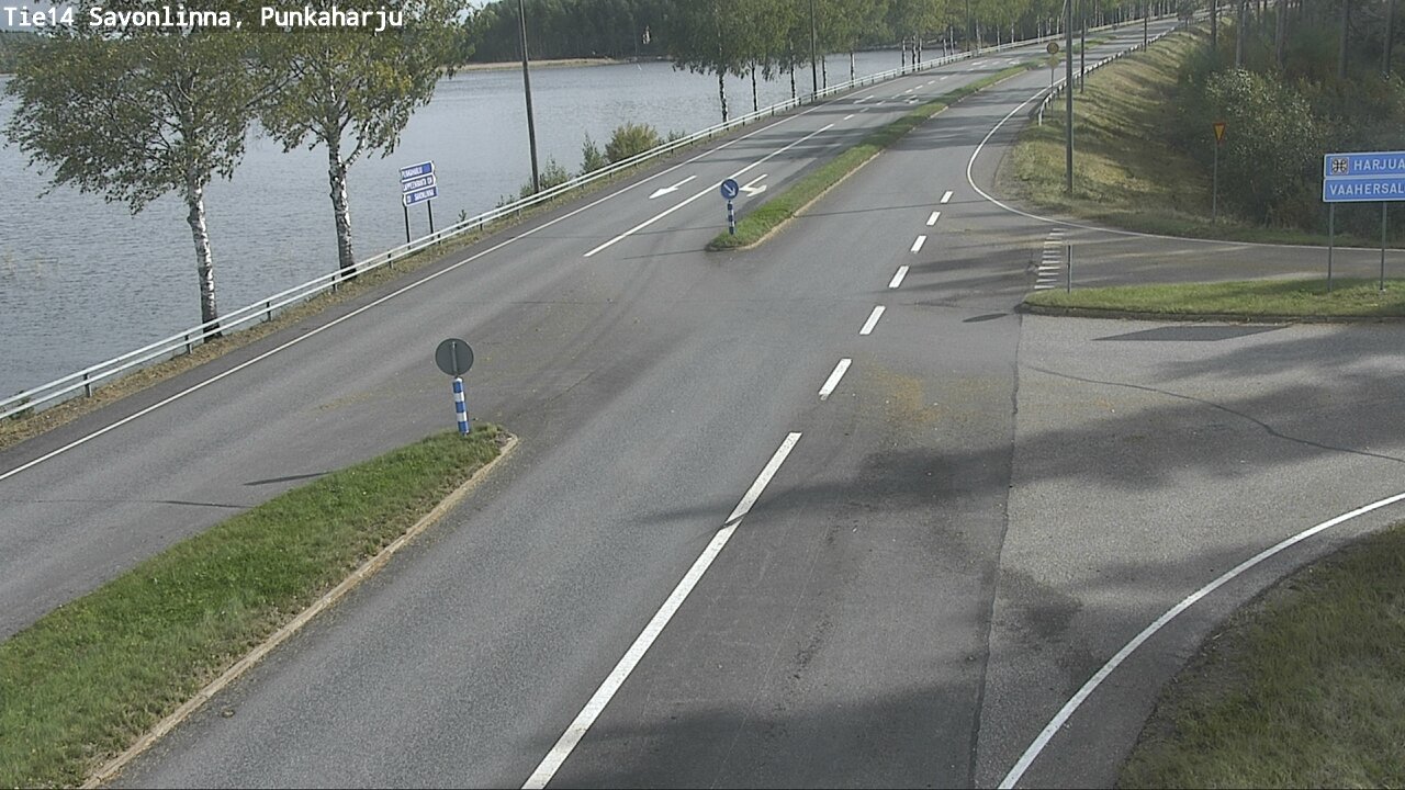 Weather Camera Image Väg 14 Savonlinna, Punkaharju, Savonlinna, Etelä-Savo