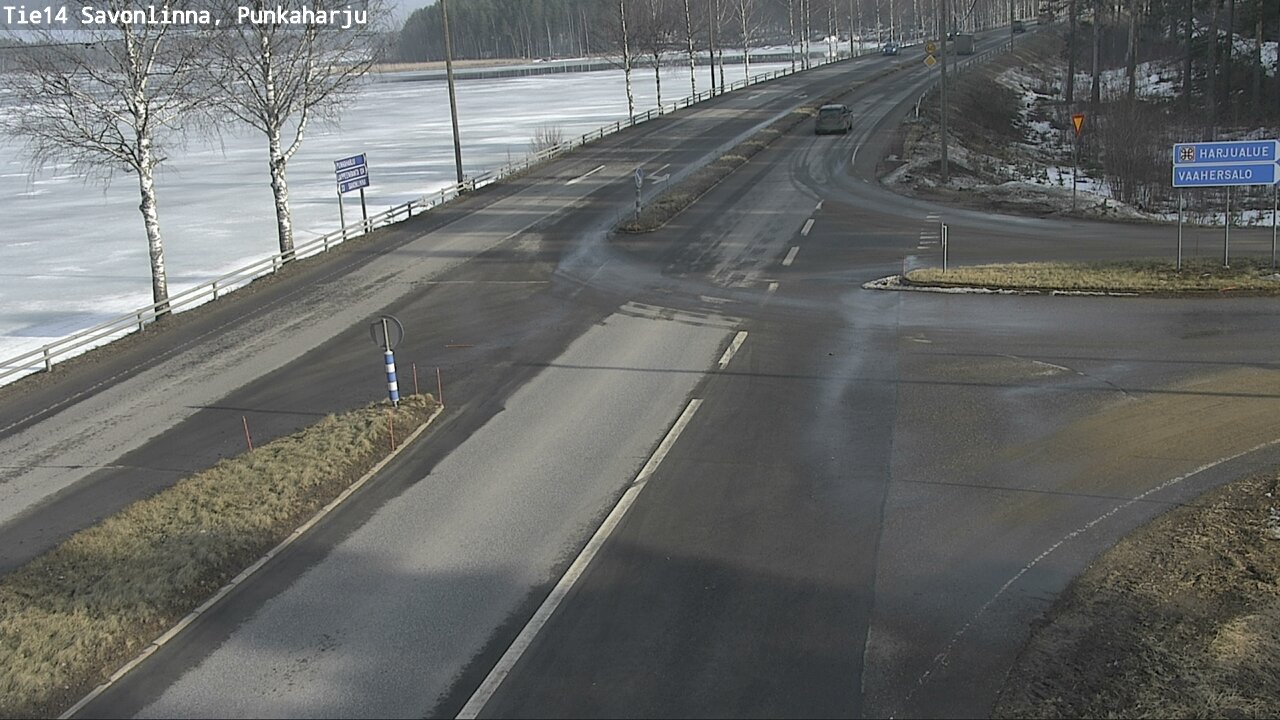 Weather Camera Image Road 14 Savonlinna, Punkaharju, Savonlinna, Etelä-Savo