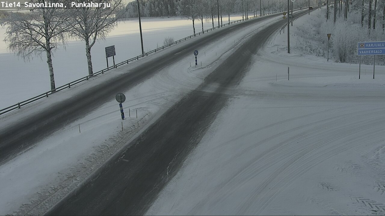 Weather Camera Image Road 14 Savonlinna, Punkaharju, Savonlinna, Etelä-Savo