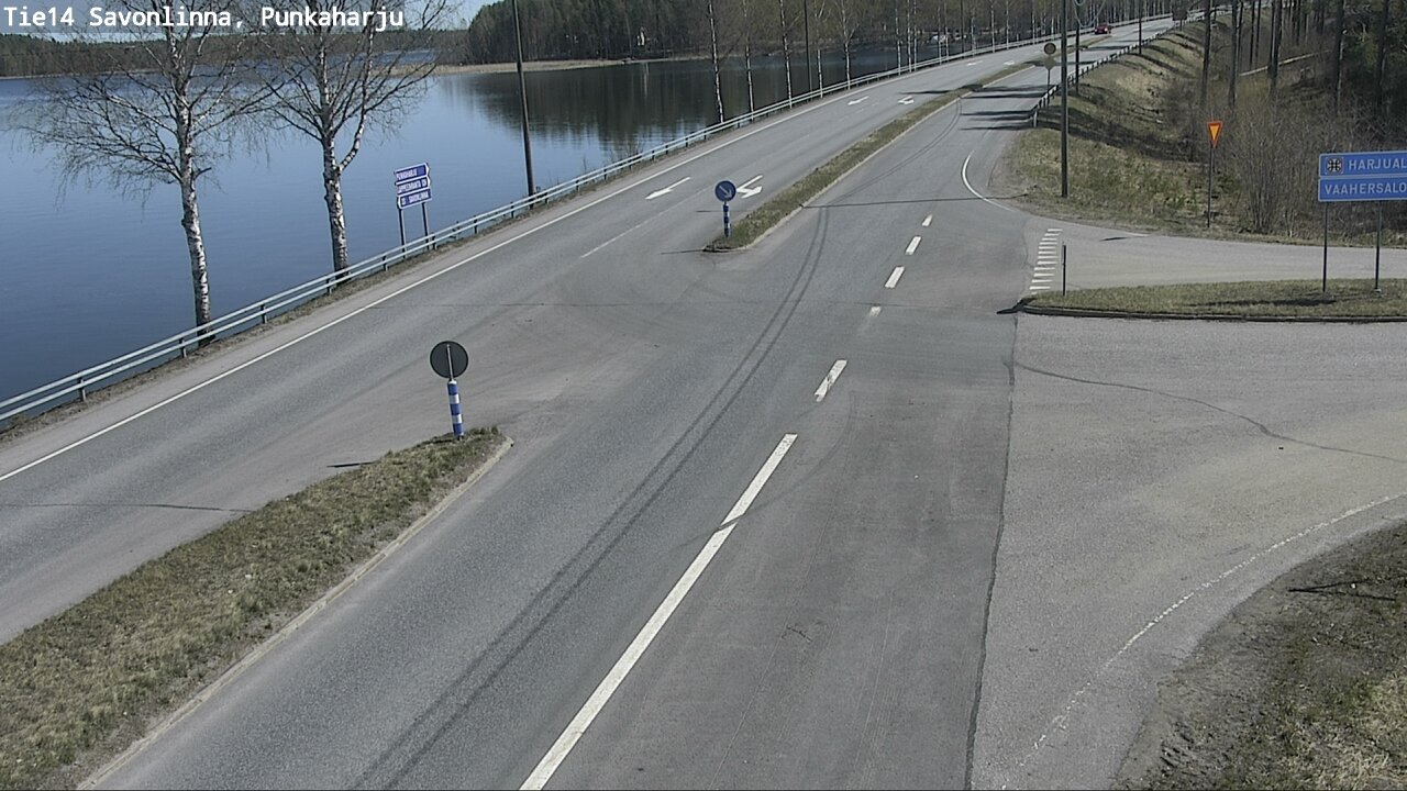 Weather Camera Image Väg 14 Savonlinna, Punkaharju, Savonlinna, Etelä-Savo