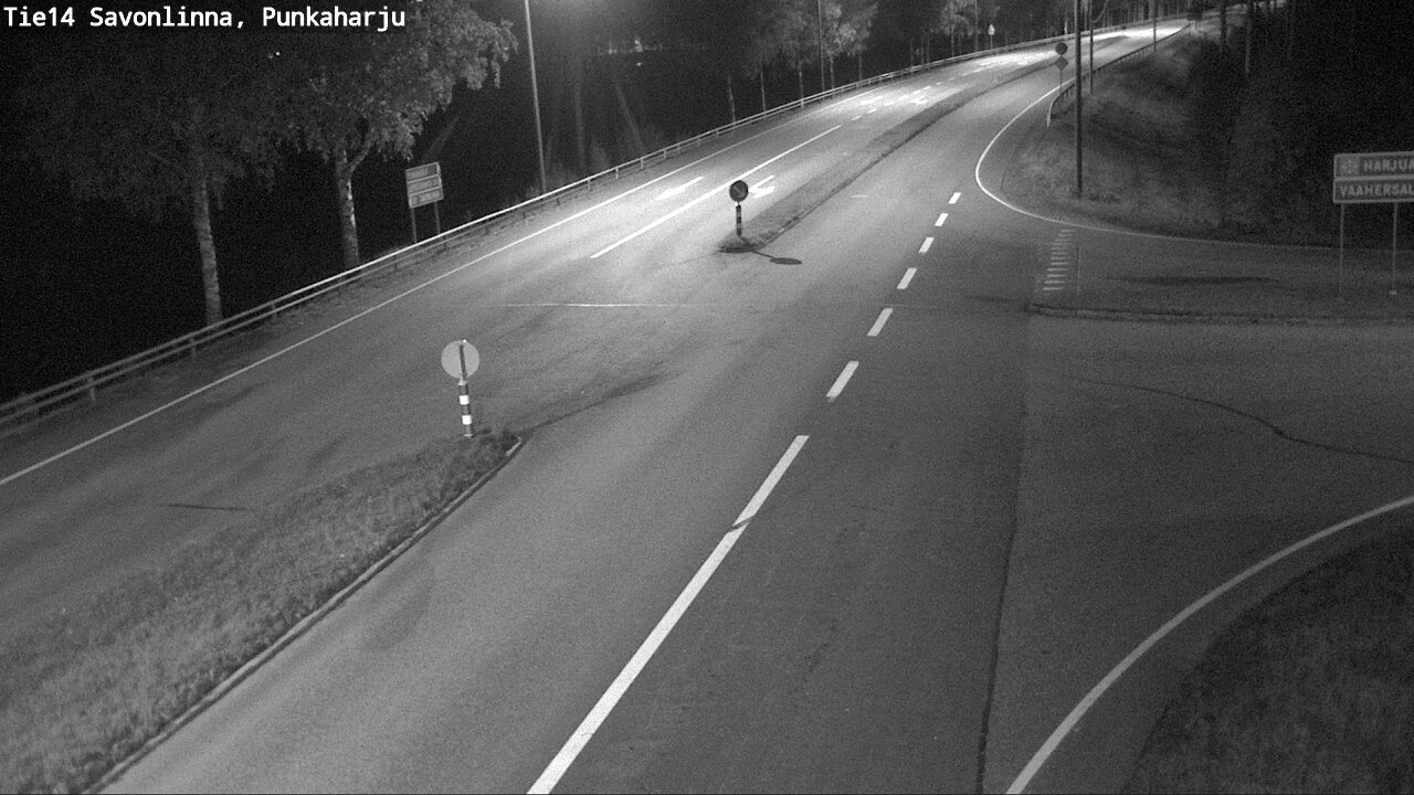 Weather Camera Image Väg 14 Savonlinna, Punkaharju, Savonlinna, Etelä-Savo