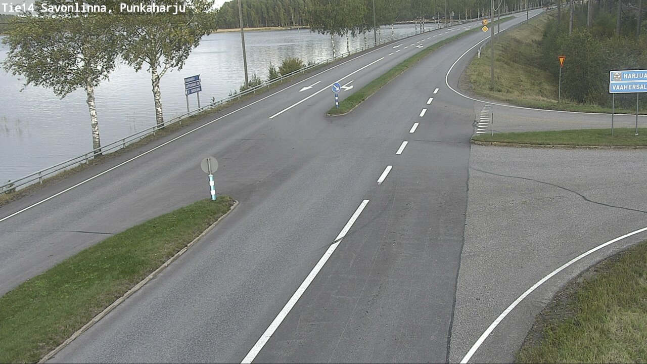 Weather Camera Image Väg 14 Savonlinna, Punkaharju, Savonlinna, Etelä-Savo
