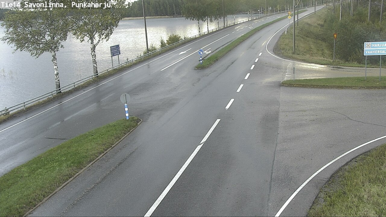 Weather Camera Image Väg 14 Savonlinna, Punkaharju, Savonlinna, Etelä-Savo