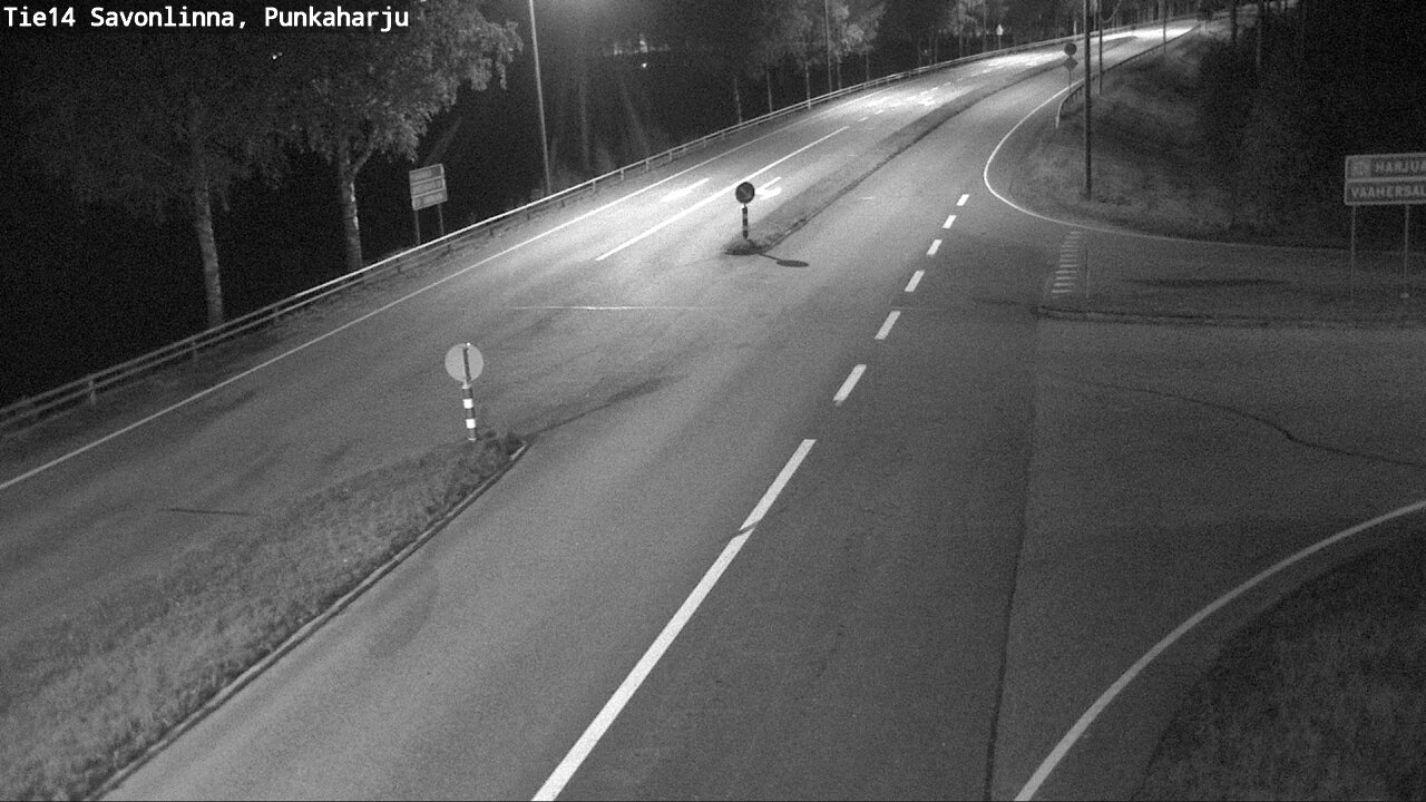 Weather Camera Image Väg 14 Savonlinna, Punkaharju, Savonlinna, Etelä-Savo