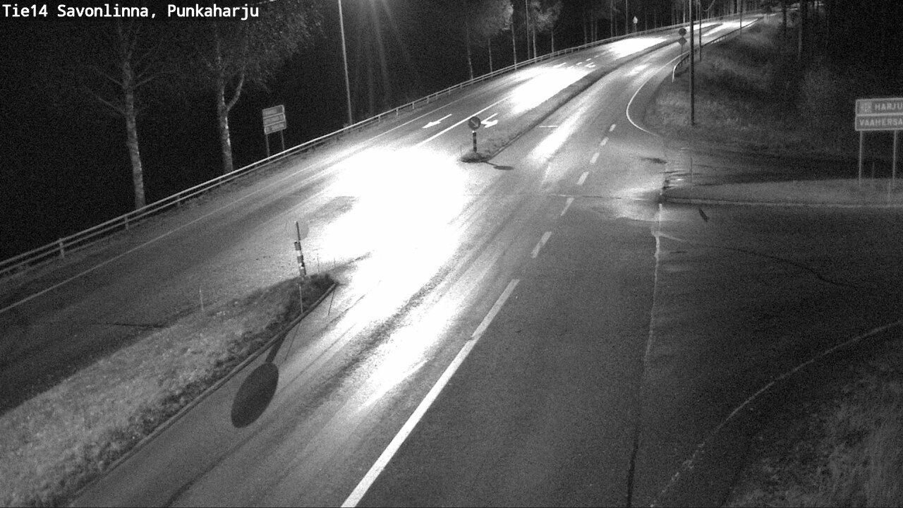 Weather Camera Image Väg 14 Savonlinna, Punkaharju, Savonlinna, Etelä-Savo