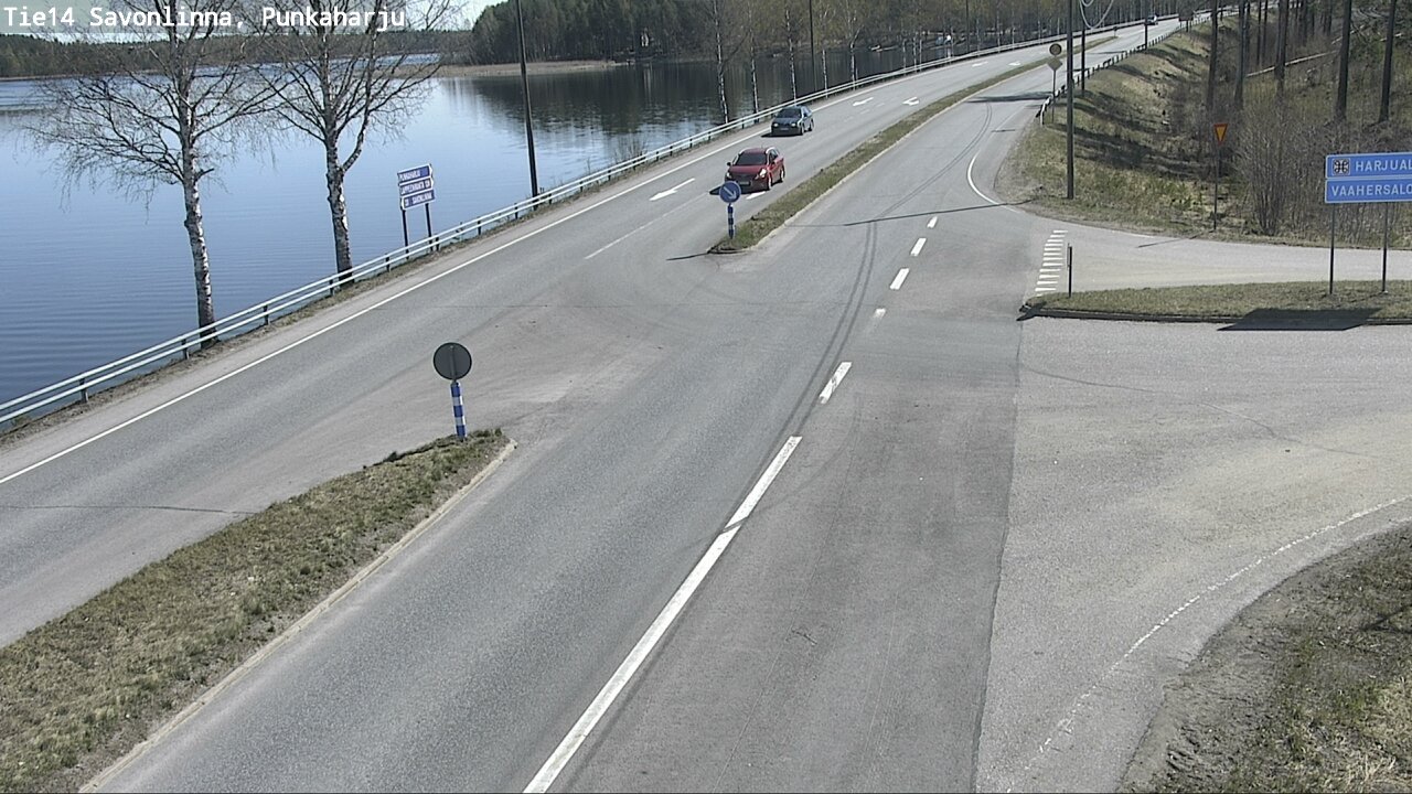 Weather Camera Image Väg 14 Savonlinna, Punkaharju, Savonlinna, Etelä-Savo