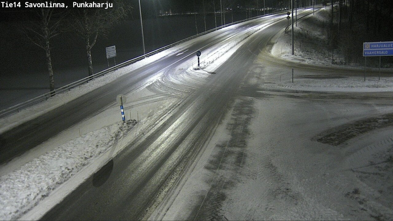 Weather Camera Image Väg 14 Savonlinna, Punkaharju, Savonlinna, Etelä-Savo