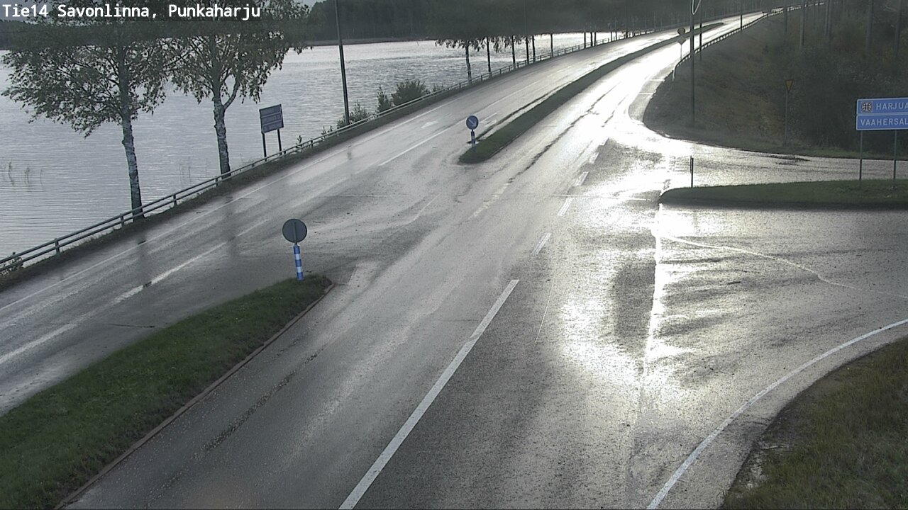 Weather Camera Image Väg 14 Savonlinna, Punkaharju, Savonlinna, Etelä-Savo