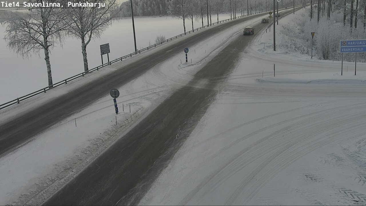Weather Camera Image Road 14 Savonlinna, Punkaharju, Savonlinna, Etelä-Savo