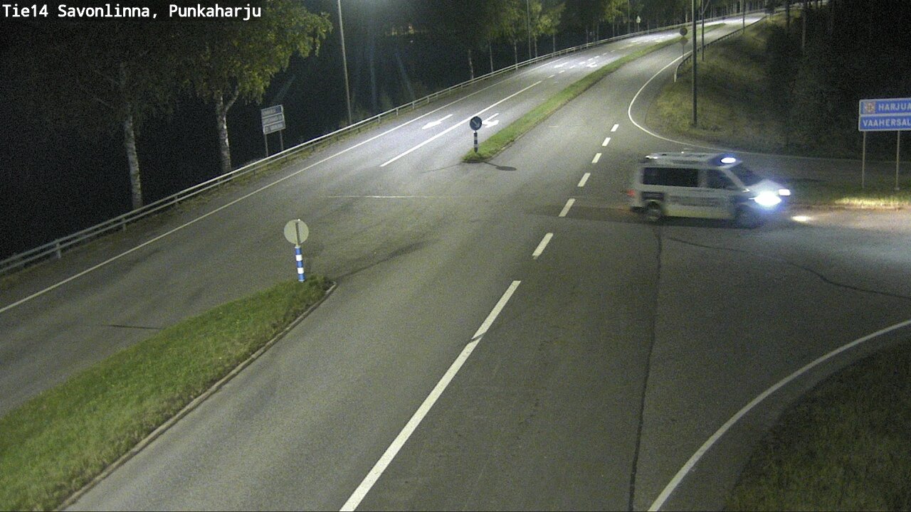 Weather Camera Image Väg 14 Savonlinna, Punkaharju, Savonlinna, Etelä-Savo