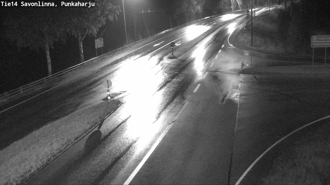 Weather Camera Image Väg 14 Savonlinna, Punkaharju, Savonlinna, Etelä-Savo