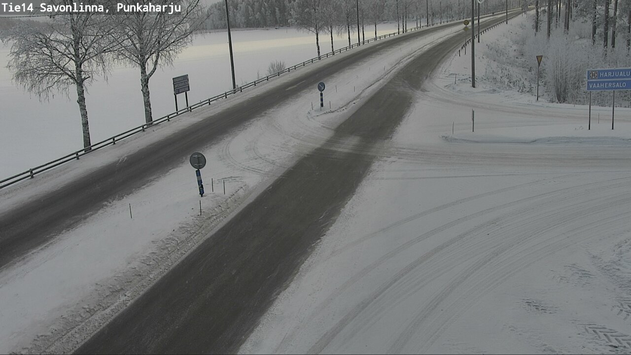 Weather Camera Image Road 14 Savonlinna, Punkaharju, Savonlinna, Etelä-Savo