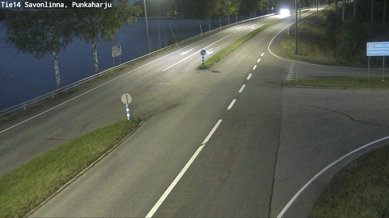 Weather Camera Image Väg 14 Savonlinna, Punkaharju, Savonlinna, Etelä-Savo