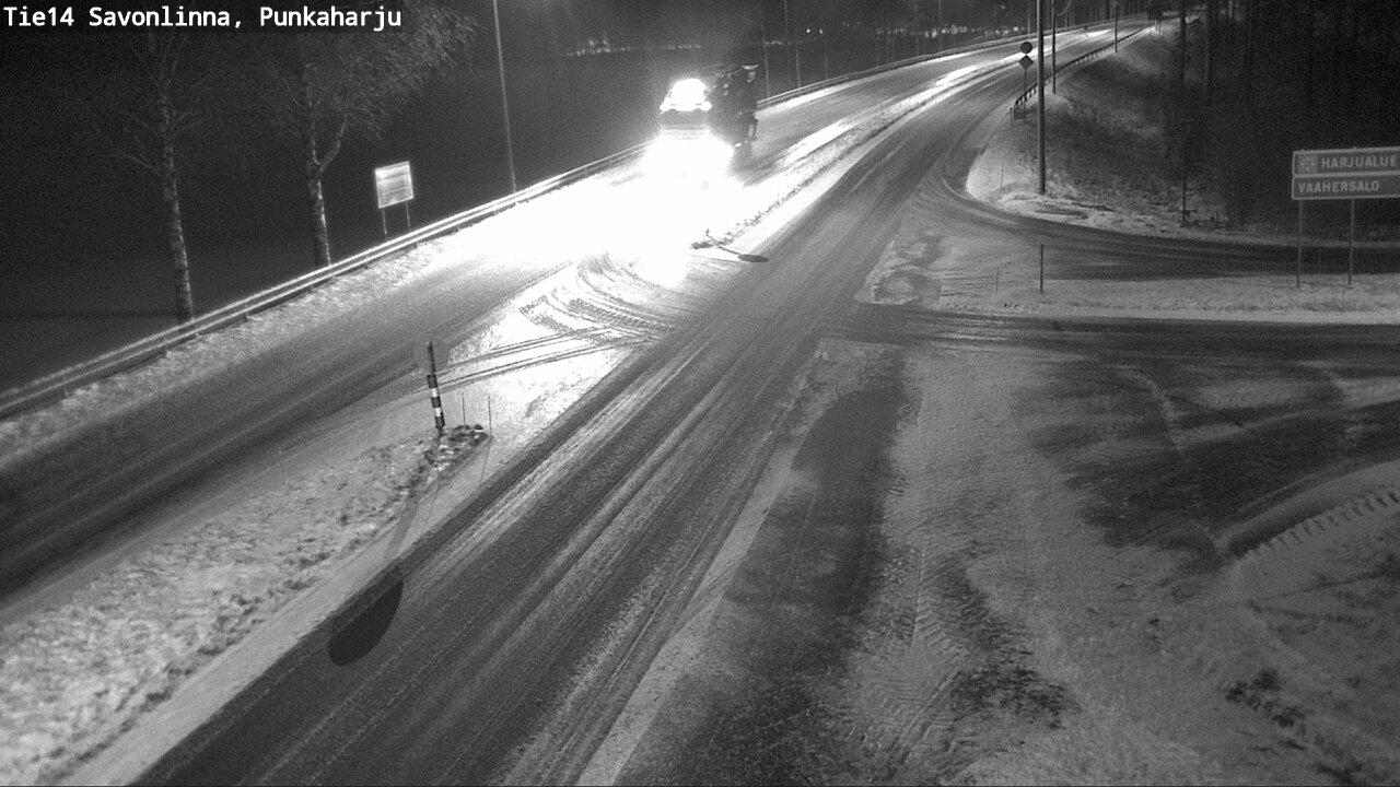 Weather Camera Image Väg 14 Savonlinna, Punkaharju, Savonlinna, Etelä-Savo