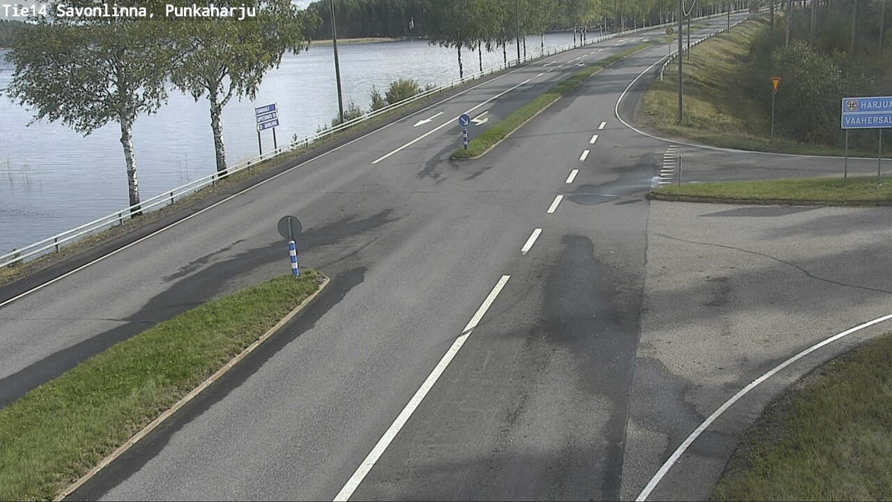 Weather Camera Image Väg 14 Savonlinna, Punkaharju, Savonlinna, Etelä-Savo