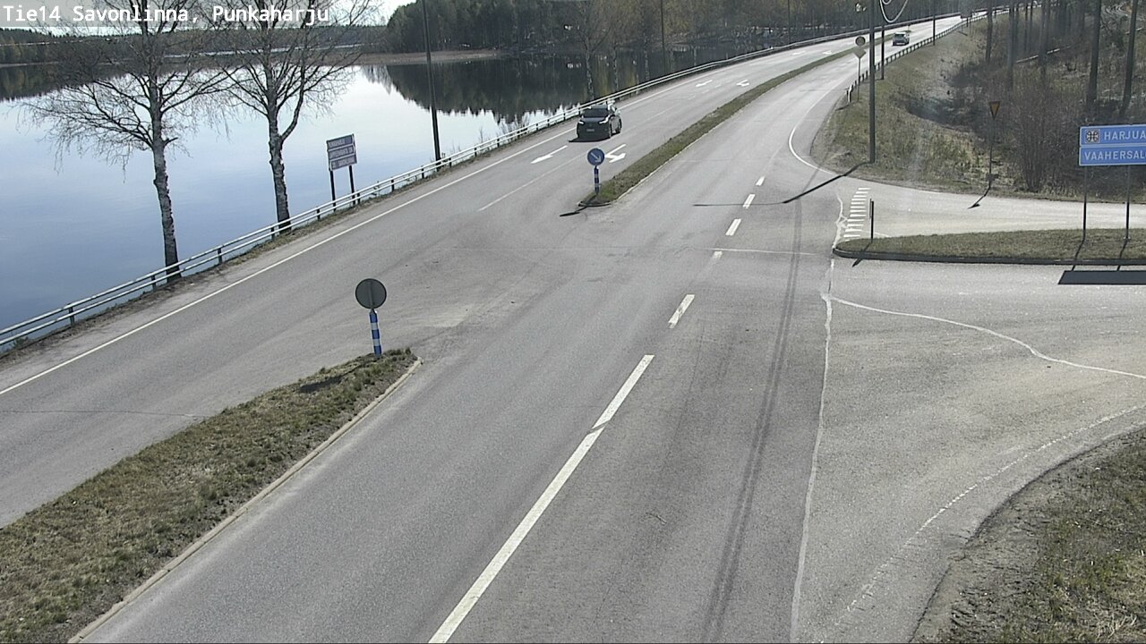 Weather Camera Image Väg 14 Savonlinna, Punkaharju, Savonlinna, Etelä-Savo