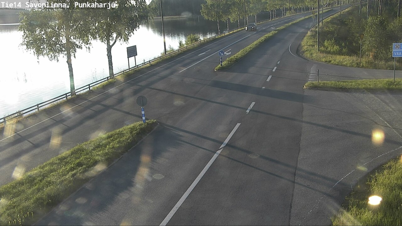 Weather Camera Image Road 14 Savonlinna, Punkaharju, Savonlinna, Etelä-Savo